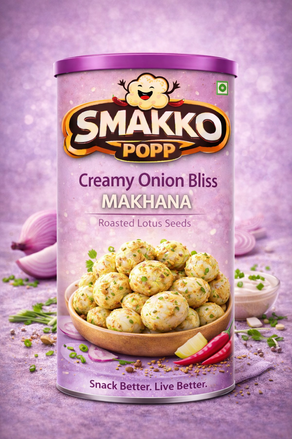 Cream Onion Bliss Makhana