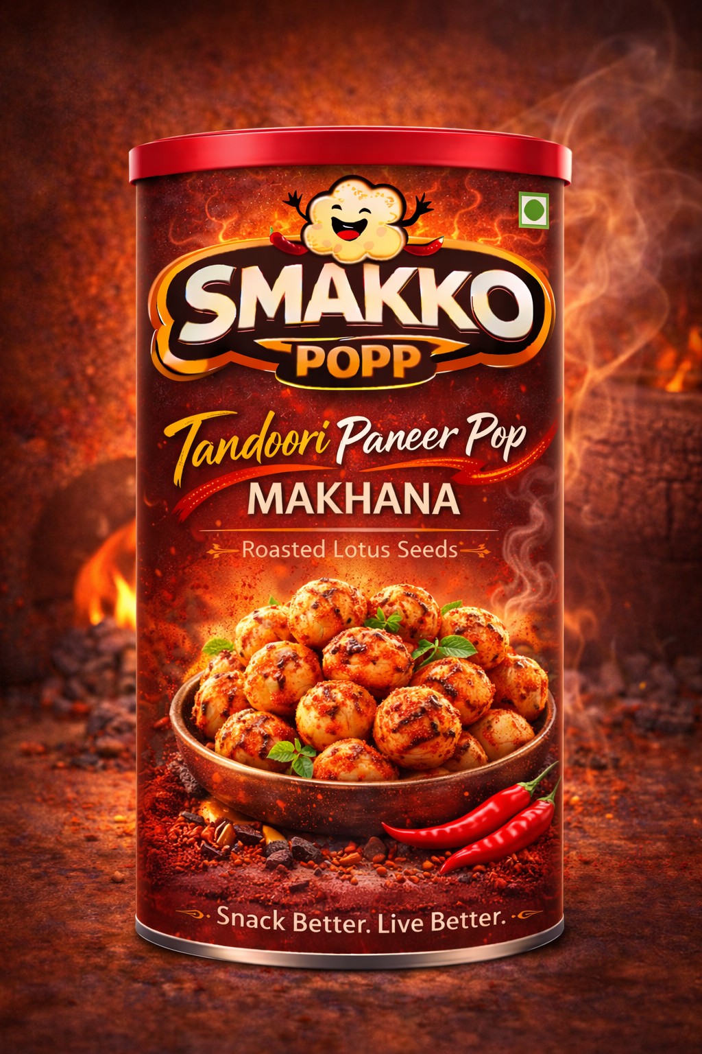 Tandoori Paneer Pop Makhana