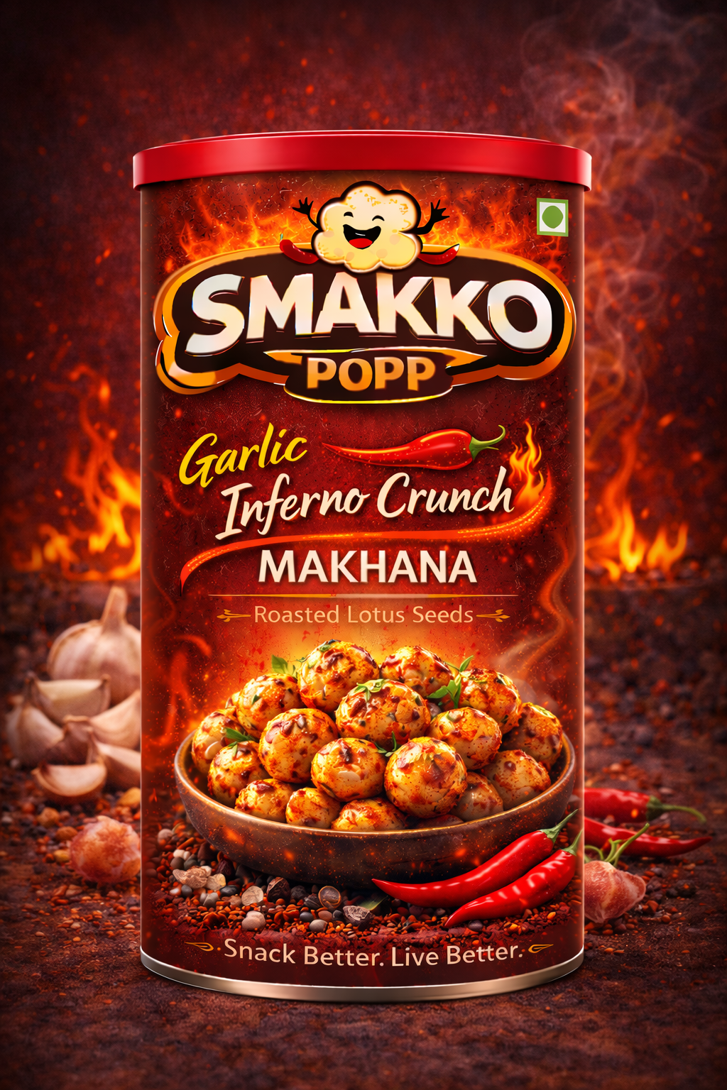 Garlic Inferno Crunch Makhana