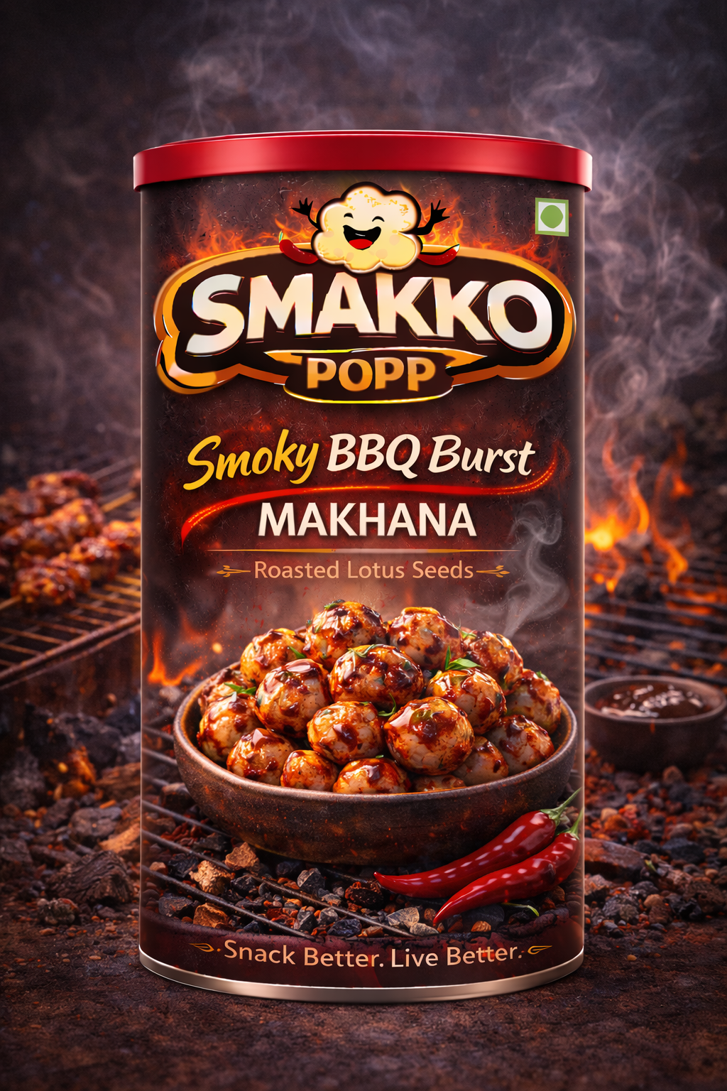 Smoky BBQ Burst Makhana